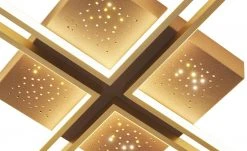 Fischer-Honsel LED-Deckenleuchte, rostfarben/Braun -Innenleuchten Verkaufsladen 11686235 1 202103031245