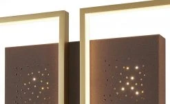 Fischer-Honsel LED-Wandleuchte, rostfarben/Braun -Innenleuchten Verkaufsladen 11686236 2 202103031245