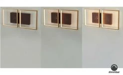 Fischer-Honsel LED-Wandleuchte, rostfarben/Braun