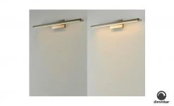 Fischer-Honsel LED-Wandleuchte, Nickel-matt