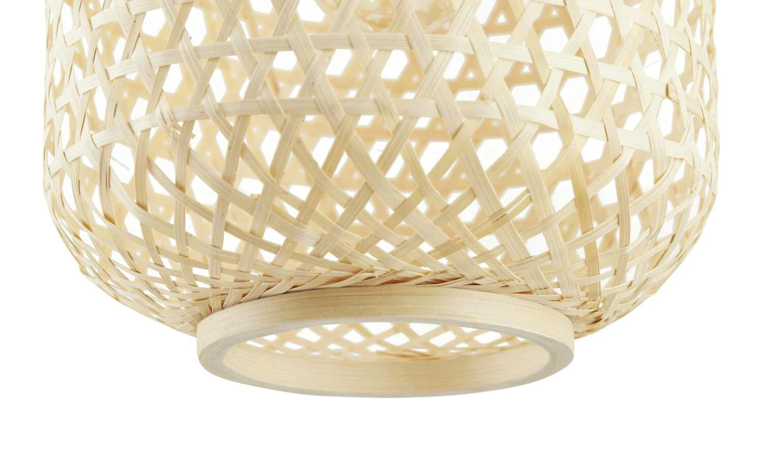 SCHÖNER WOHNEN Pendelleuchte, 1-flammig, Rattan braun ´klein´ | Beige 4 SCHÖNER WOHNEN Pendelleuchte, 1-flammig, Rattan braun ´klein´ | Beige – Bild 4