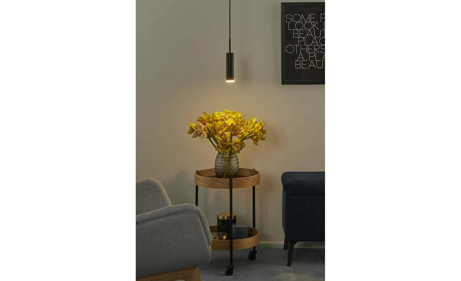 SCHÖNER WOHNEN LED-Pendelleuchte, 1-flammig, schwarz 1 SCHÖNER WOHNEN LED-Pendelleuchte, 1-flammig, schwarz