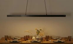 SCHÖNER WOHNEN LED-Pendelleuchte, schwarz, breitenverstellbar