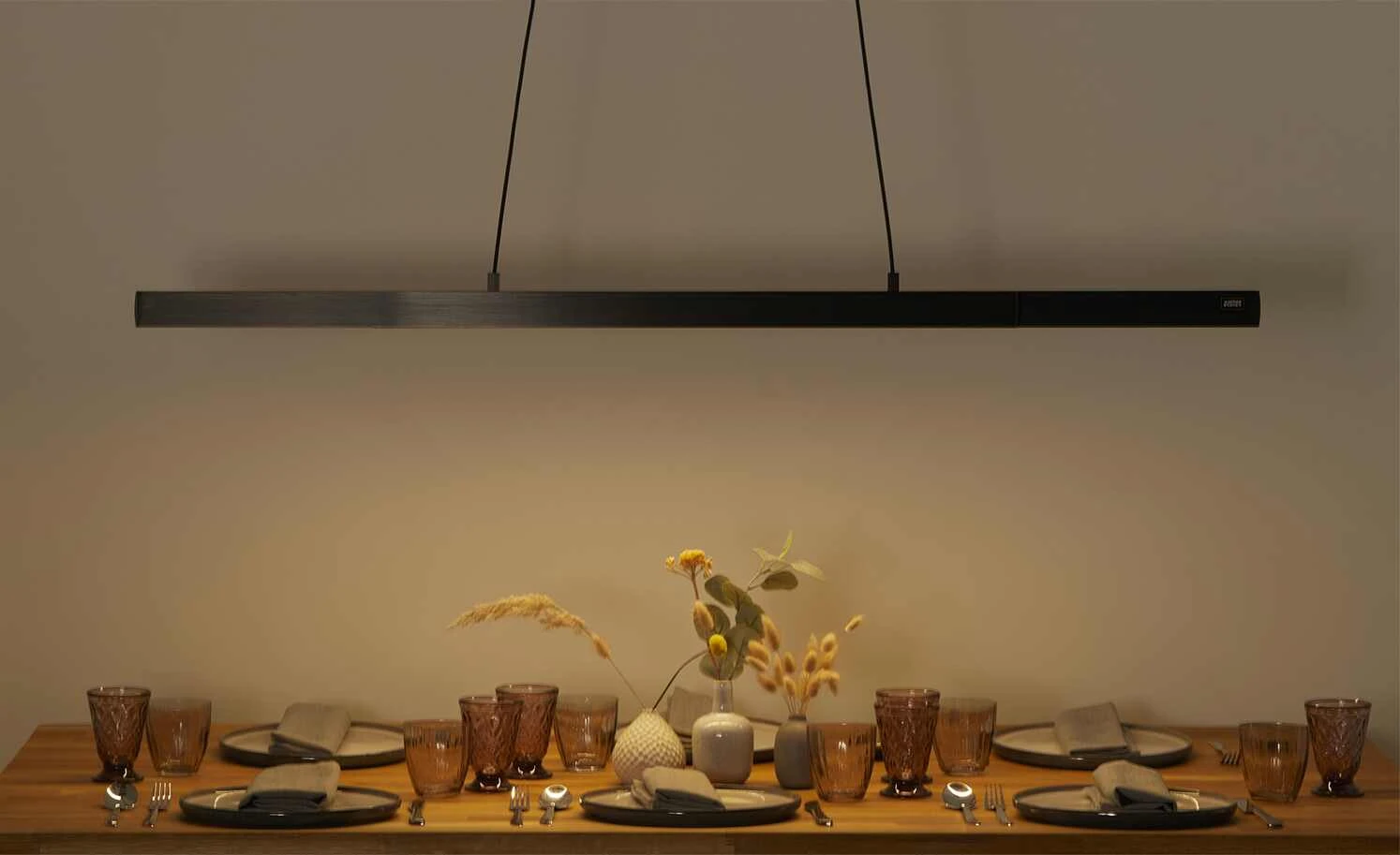 SCHÖNER WOHNEN LED-Pendelleuchte, schwarz, breitenverstellbar 1 SCHÖNER WOHNEN LED-Pendelleuchte, schwarz, breitenverstellbar