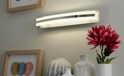 Fischer-Honsel LED-Wandleuchte, Nickel-matt mit Taster und Dimmer 8 Fischer-Honsel LED-Wandleuchte, Nickel-matt mit Taster und Dimmer -Innenleuchten Verkaufsladen 11686302 2 202103162233