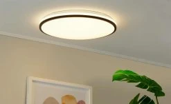 LED-Deckenleuchte, weiß mit schwarzem Ring `groß` | 48|W -Innenleuchten Verkaufsladen 11686310 5 202109222240