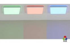 LED- Panel weiß eckig, mit Hintergrundbeleuchtung | 15|W