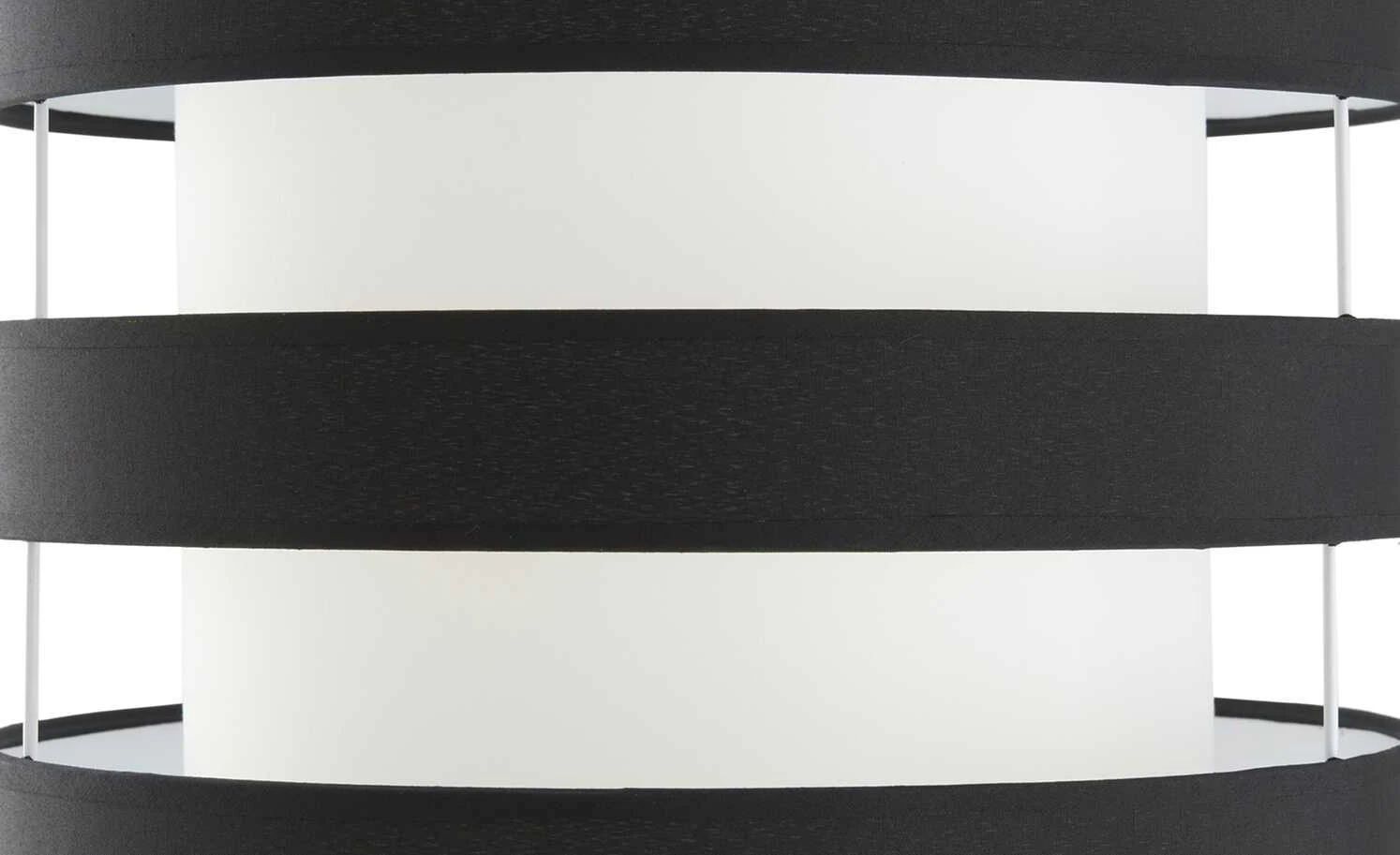 KHG Stehleuchte, 1-flammig, Schirm schwarz/weiß 4 KHG Stehleuchte, 1-flammig, Schirm schwarz/weiß – Bild 4