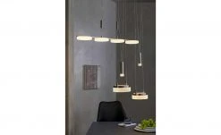 KHG LED-Pendelleuchte, 4-flammig, Nickel-matt