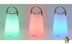 Trio Akku-LED-Tischleuchte weiß, Flaschenhalter Sektkühler beleuchtet -Innenleuchten Verkaufsladen 11686382 3 202103052235