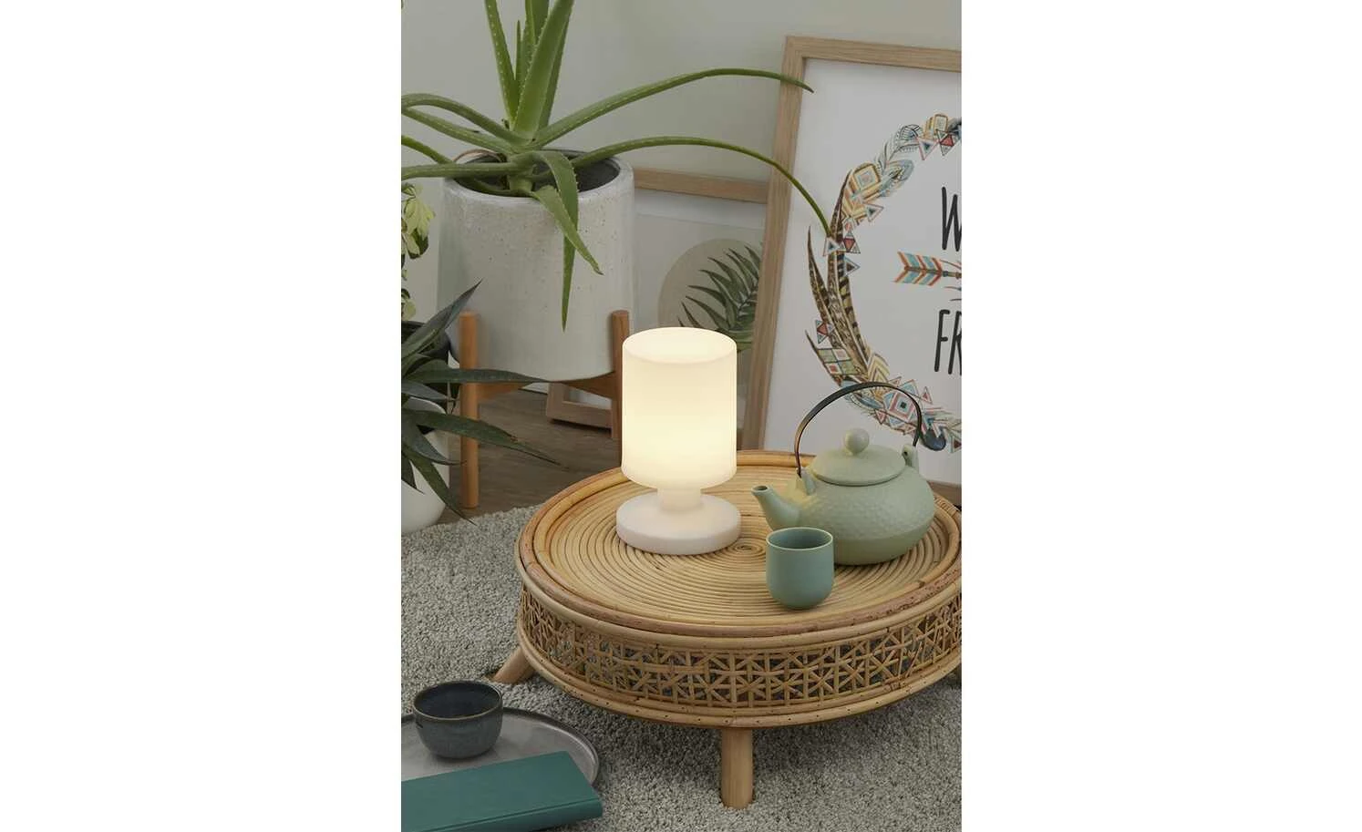 Trio Akku-Aussen-Tischleuchte ,weiß 1 Trio Akku-Aussen-Tischleuchte ,weiß