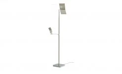 Meisterleuchten LED-Deckenfluter, 3-flammig, Nickel-matt/ chrom -Innenleuchten Verkaufsladen 11686439 1 202201141239