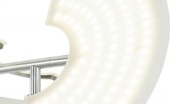 Meisterleuchten LED-Deckenfluter, 3-flammig, Nickel-matt/ chrom | ohne Drahtgeflecht -Innenleuchten Verkaufsladen 11686441 4 202202041236