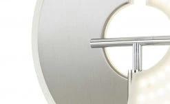 Meisterleuchten LED-Deckenfluter, 3-flammig, Nickel-matt/ chrom | ohne Drahtgeflecht -Innenleuchten Verkaufsladen 11686441 6 202202041236