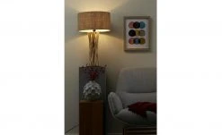 HOME STORY Treibholz-Tischleuchte, 1-flammig