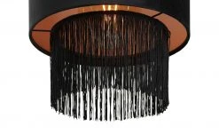 for friends Pendelleuchte, 1-flammig, Samt-Schirm schwarz -Innenleuchten Verkaufsladen 11686475 3 202205021317