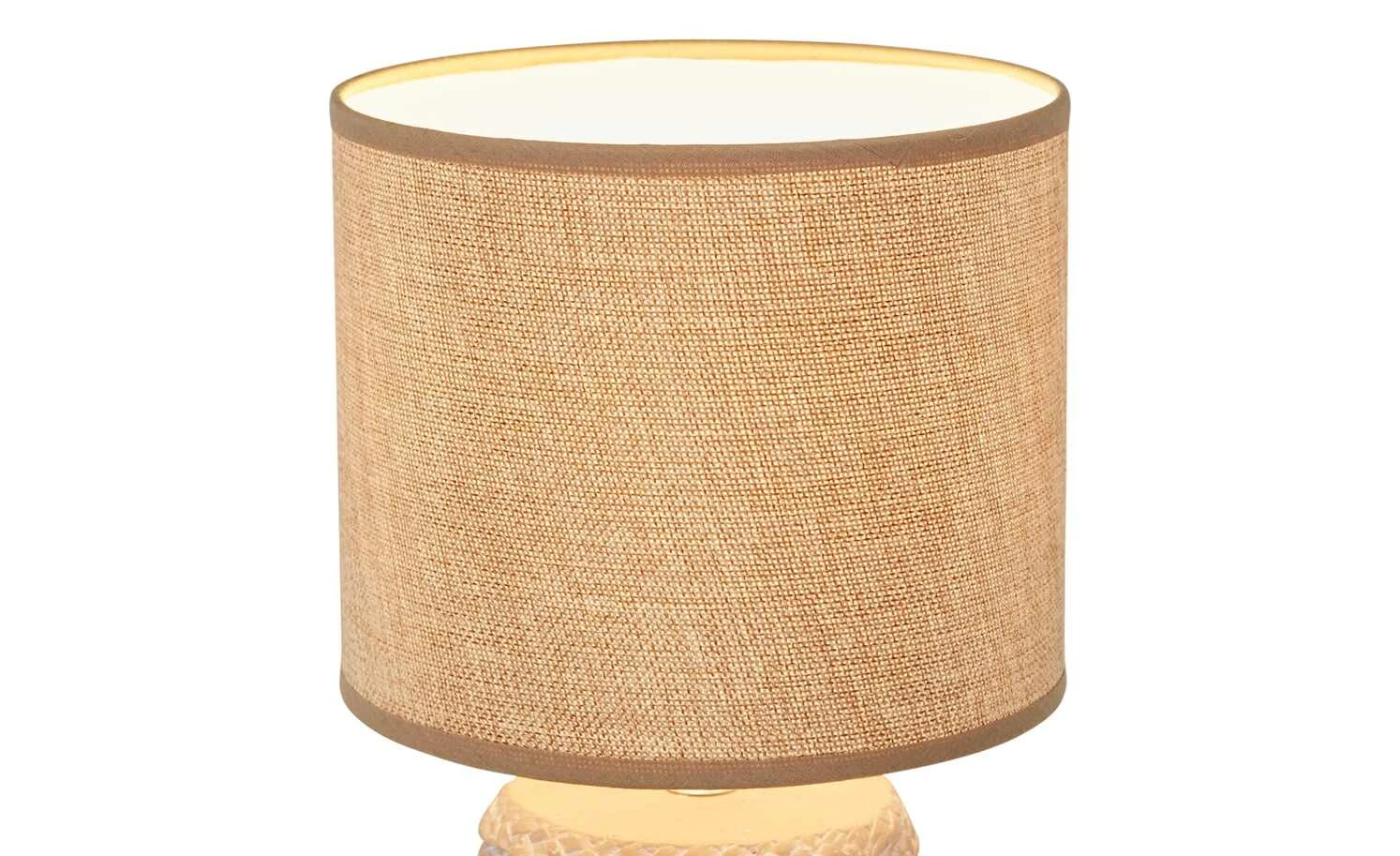 KHG Keramik-Tischleuchte, 1-flammig, Seil natur/blau 5 KHG Keramik-Tischleuchte, 1-flammig, Seil natur/blau – Bild 5