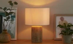for friends Tischleuchte, 1-flammig in Holzoptik ´groß´