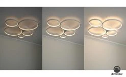 Trio LED-Deckenleuchte, Kreise, weiß -Innenleuchten Verkaufsladen 11686499 6 202103301234