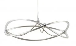 Trio LED-Pendelleuchte Nickel-matt geschwungen | silberfarben, Weiß -Innenleuchten Verkaufsladen 11686505 1 202104212234