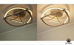 Trio LED-Deckenleuchte, Nickel-matt, geschwungen | silberfarben -Innenleuchten Verkaufsladen 11686506 4 202104212234