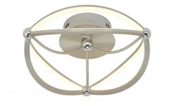 Trio LED-Deckenleuchte, Nickel-matt, geschwungen | silberfarben -Innenleuchten Verkaufsladen 11686506 6 202104212234