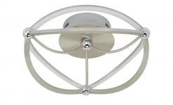 Trio LED-Deckenleuchte, Nickel-matt, geschwungen | silberfarben -Innenleuchten Verkaufsladen 11686506 7 202104212234