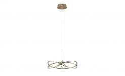 Trio LED-Pendelleuchte messing matt, geschwungen | messingfarben -Innenleuchten Verkaufsladen 11686507 1 202104212234