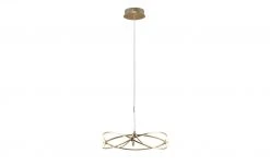 Trio LED-Pendelleuchte messing matt, geschwungen | messingfarben -Innenleuchten Verkaufsladen 11686507 2 202104212234