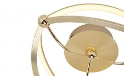 Trio LED-Deckenleuchte, messing-matt, geschwungen | messingfarben -Innenleuchten Verkaufsladen 11686508 1 202104212234