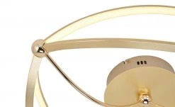 Trio LED-Deckenleuchte, messing-matt, geschwungen ´groß´ | messingfarben -Innenleuchten Verkaufsladen 11686510 4 202103301234