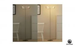 Trio LED-Stehleuchte, Nickel-matt, geschwungen | silberfarben -Innenleuchten Verkaufsladen 11686513 6 202104301233