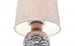 for friends Keramik-Tischleuchte, 1-flammig, grau ´Muschel´ -Innenleuchten Verkaufsladen 11686532 6 202201111238