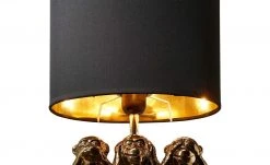 for friends Keramik-Tischleuchte, 1-flammig, goldfarbig `3 Affen` 11 for friends Keramik-Tischleuchte, 1-flammig, goldfarbig `3 Affen` -Innenleuchten Verkaufsladen 11686535 3 202201111238