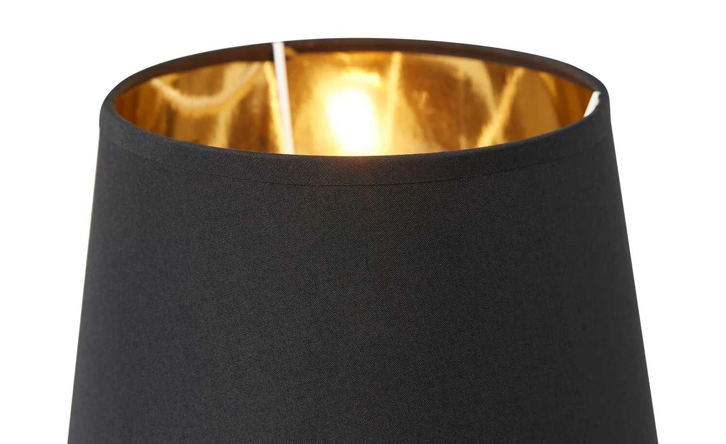 KHG Keramik-Tischleuchte, 1-flammig, schwarz 4 KHG Keramik-Tischleuchte, 1-flammig, schwarz – Bild 4