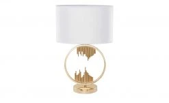 HOME STORY Tischleuchte, 1-flammig, goldfarben/ Schirm weiß 14 HOME STORY Tischleuchte, 1-flammig, goldfarben/ Schirm weiß -Innenleuchten Verkaufsladen 11686540 7 202203142232