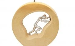 for friends Keramik-Tischleuchte, 1-flammig in Holz-Optik -Innenleuchten Verkaufsladen 11686542 1 202201141239