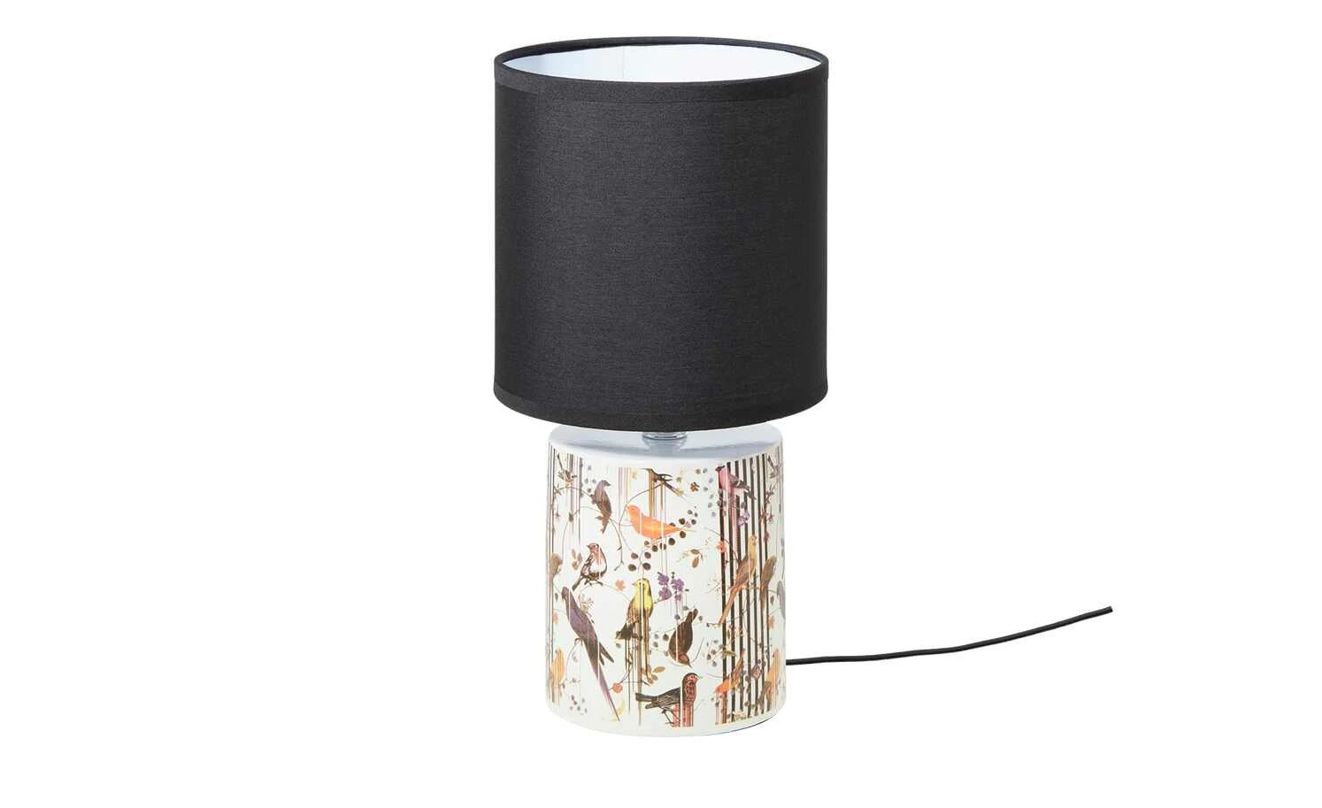 for friends Keramik-Tischleuchte, 1-flammig, schwarz ´Vögel´ klein 2 for friends Keramik-Tischleuchte, 1-flammig, schwarz ´Vögel´ klein – Bild 2