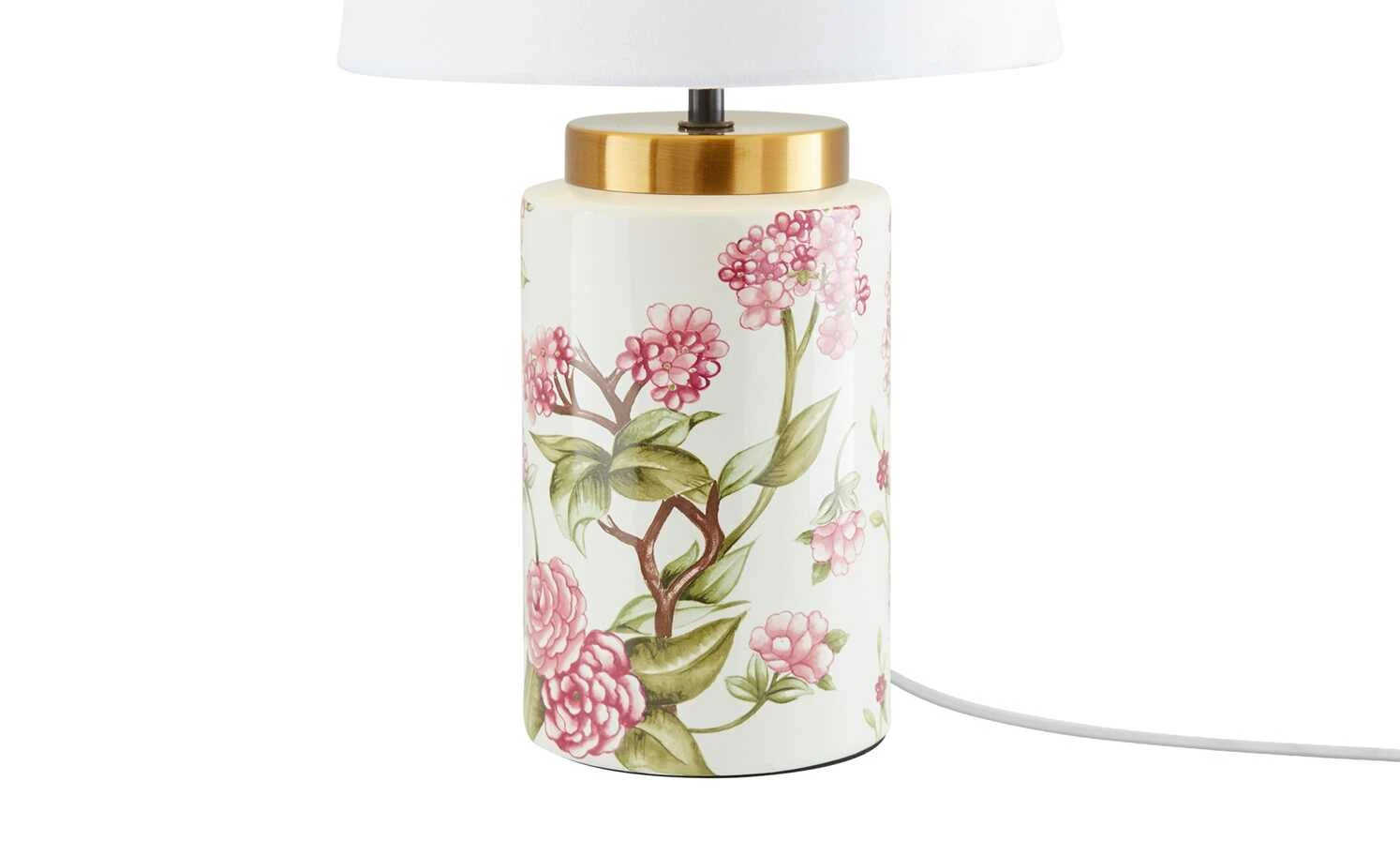 KHG Keramik-Tischleuchte, 1-flammig, Kirschblüten 7 KHG Keramik-Tischleuchte, 1-flammig, Kirschblüten – Bild 7