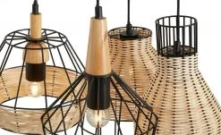 HOME STORY Rattan-Pendelleuchte, 4-flammig -Innenleuchten Verkaufsladen 11686551 8 202201182233