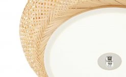 HOME STORY LED-Deckenleuchte, Rattan / weiß 10 HOME STORY LED-Deckenleuchte, Rattan / weiß -Innenleuchten Verkaufsladen 11686553 5 202202072233