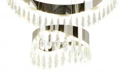 KHG LED-Kristall-Pendelleuchte, chrom -Innenleuchten Verkaufsladen 11686554 2 202202222232