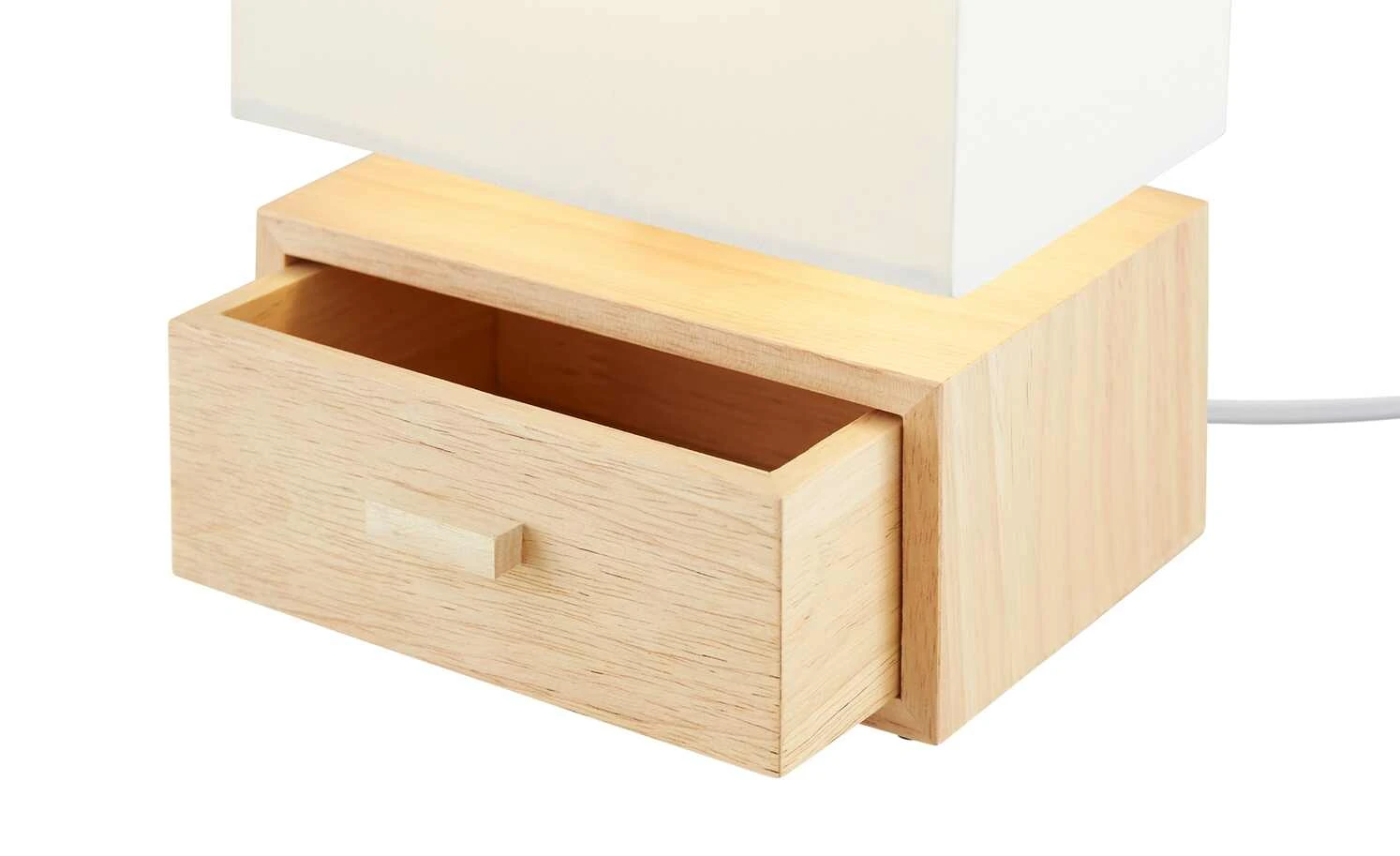 for friends Tischleuchte, 1-flammig, Holz/ Stoffschirm weiß 7 for friends Tischleuchte, 1-flammig, Holz/ Stoffschirm weiß – Bild 7