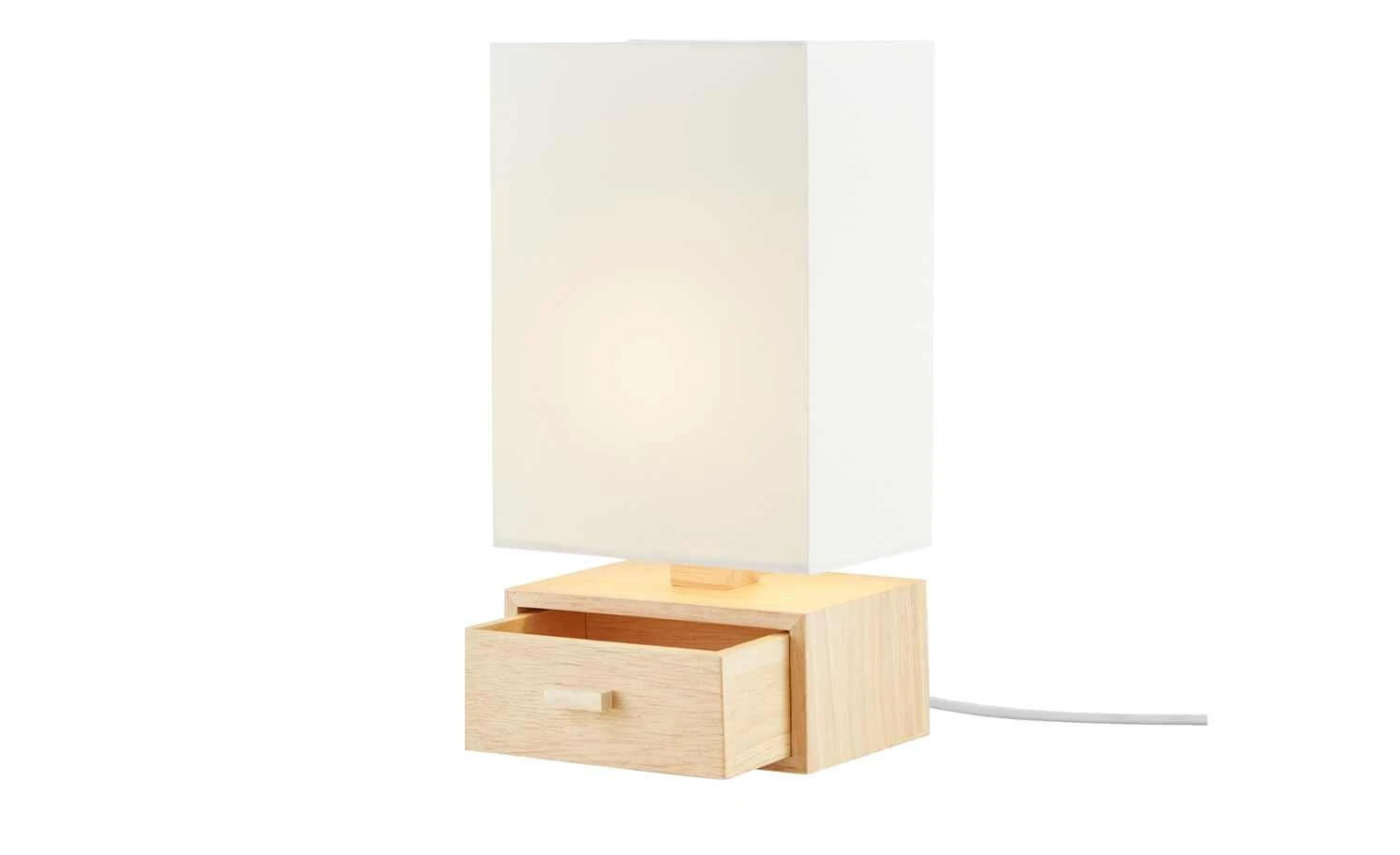 for friends Tischleuchte, 1-flammig, Holz/ Stoffschirm weiß 9 for friends Tischleuchte, 1-flammig, Holz/ Stoffschirm weiß – Bild 9
