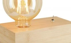 for friends Tischleuchte, 1-flammig, `Bambus -Block´ | Holz -Innenleuchten Verkaufsladen 11686564 3 202203251234