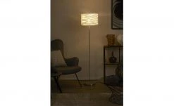 for friends Stehleuchte, 1-flammig, Schirm weiß mit Stanzung