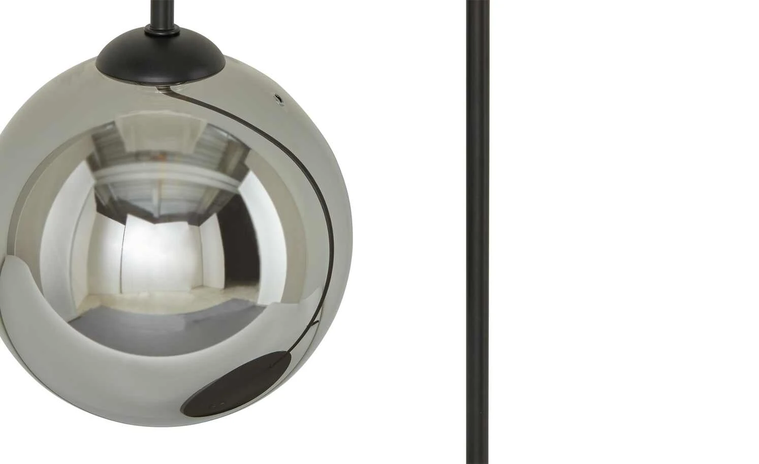 KHG LED-Tischeuchte, 1-flammig, schwarz/ Rauchglas 5 KHG LED-Tischeuchte, 1-flammig, schwarz/ Rauchglas – Bild 5