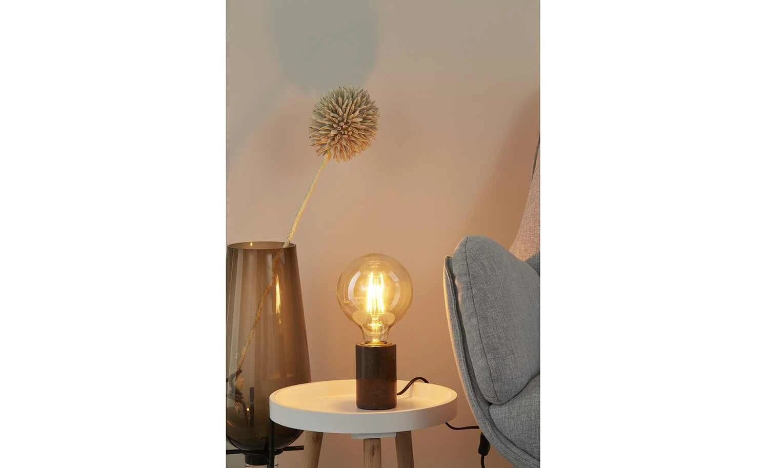 for friends Mamor-Tischleuchte, 1-flammig dunkelgrün 1 for friends Mamor-Tischleuchte, 1-flammig dunkelgrün