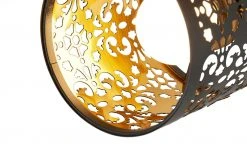 KHG Deckenstrahler, 3-flammig, schwarz/gold mit Stanzung 10 KHG Deckenstrahler, 3-flammig, schwarz/gold mit Stanzung -Innenleuchten Verkaufsladen 11686603 2 202202081235