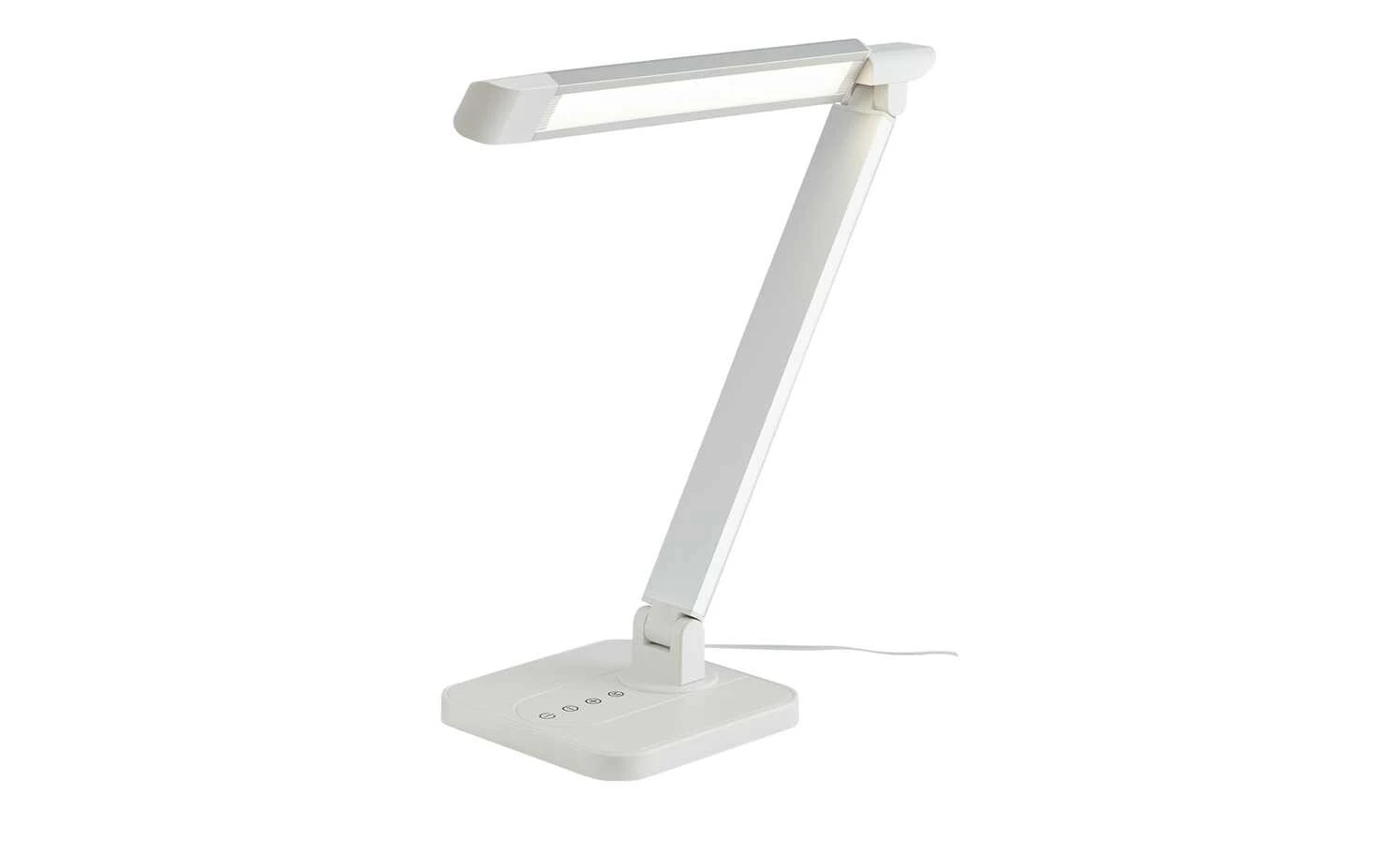 KHG LED-Tischleuchte, 1-flammig, Alu/weiß 5 KHG LED-Tischleuchte, 1-flammig, Alu/weiß – Bild 5